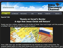 Tablet Screenshot of biblediscoverychannel.com